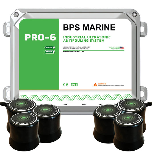 BPS Marine PRO6 6Transducer Ultrasonic Antifouling System  24VDC 24VPRO6