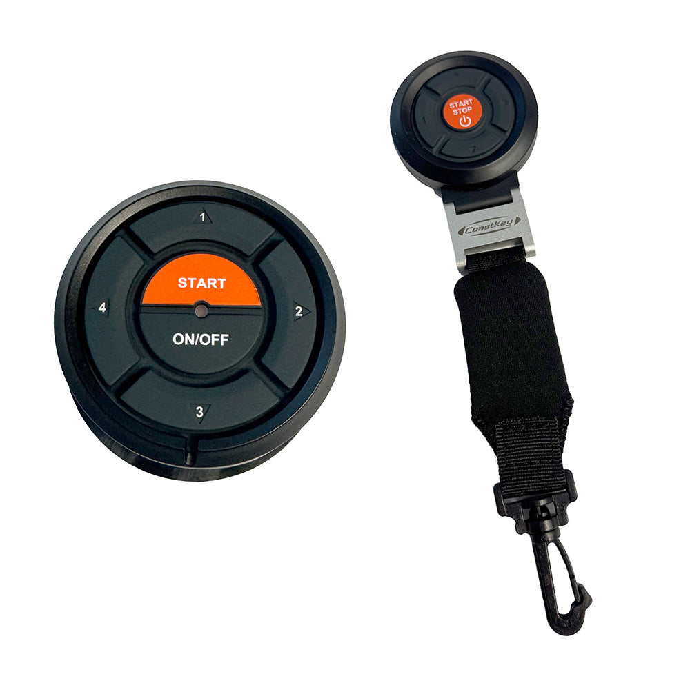 CoastKey Premium Plus Single Mercury Engine Keyless Ignition wKeyless StopStart Remote StopStart Ecos Rem TrimTilt C0113