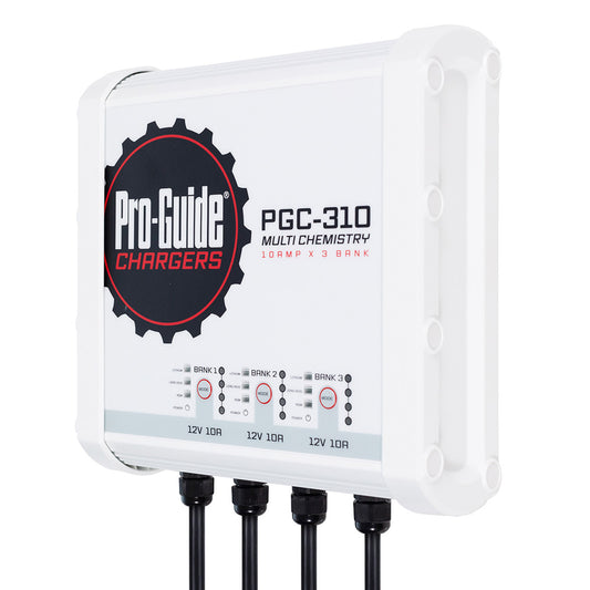 ProGuide 3 Bank OnBoard Battery Charger  12V  30Amp PGC310