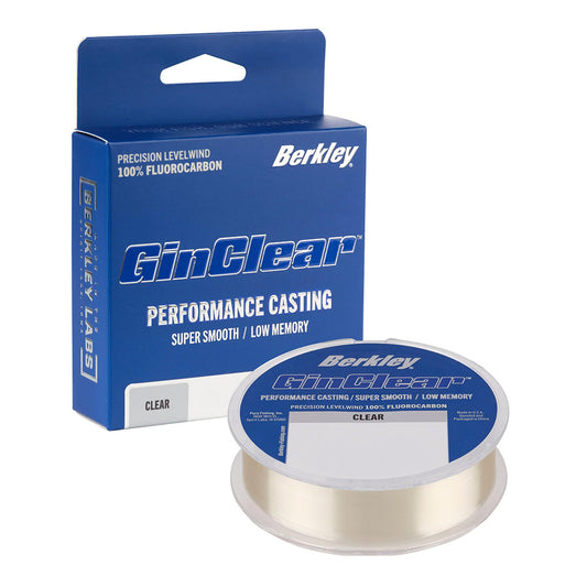 Berkley GINCLEAR Clear Fluorocarbon Line  15lb  200yd BGCFS1515 1637448