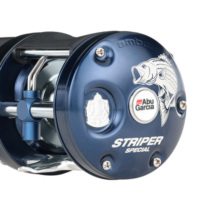 Abu Garcia Ambassadeur C3 Striper Round Baitcast Reel  Right Hand C36500STPSPC 1649441