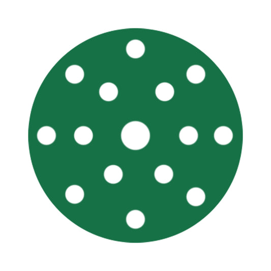 RUPES PROCUT Film Abrasive Discs 150mm 6  15 Holes  P600 Grit Box of 50pcs 945FD600