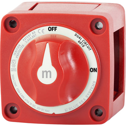 Blue Sea 6010 mSeries Mini Battery Switch Dual Circuit 6010