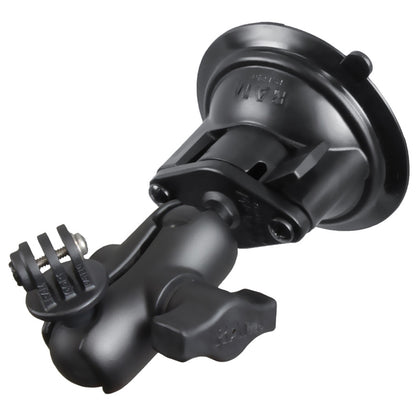 RAM Mount GoPro Hero Short Arm Suction Cup Mount RAMB166AGOP1U