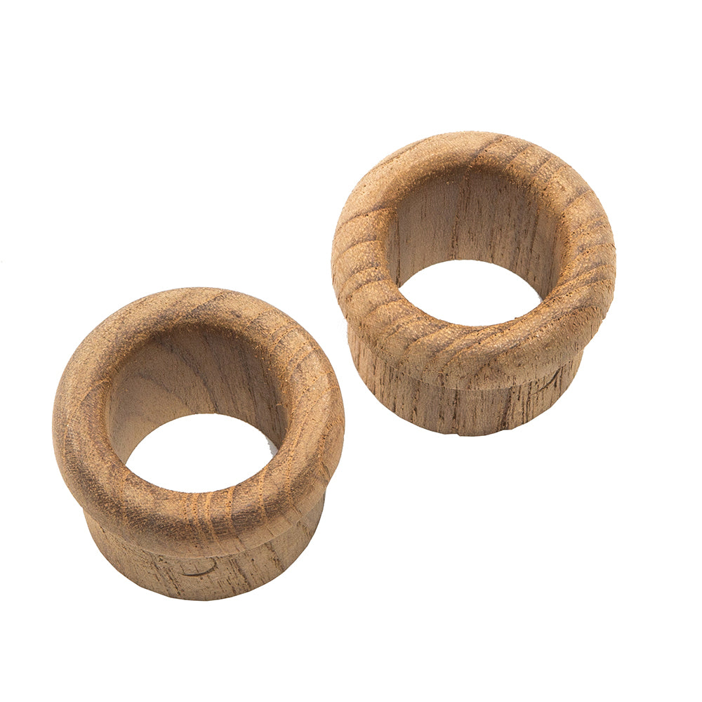 Whitecap Teak Finger Pull  58 Barrel Length  2 Pack 60145A