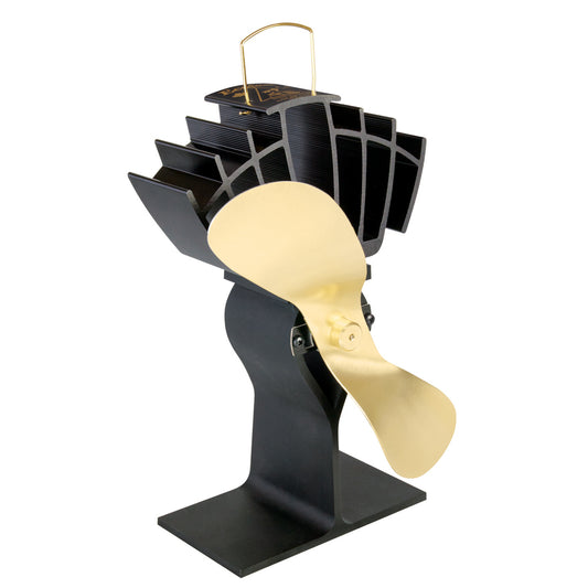 Ecofan by Caframo UltrAir 810CA Heat Powered Stove Fan  Gold Blade 810CABBX
