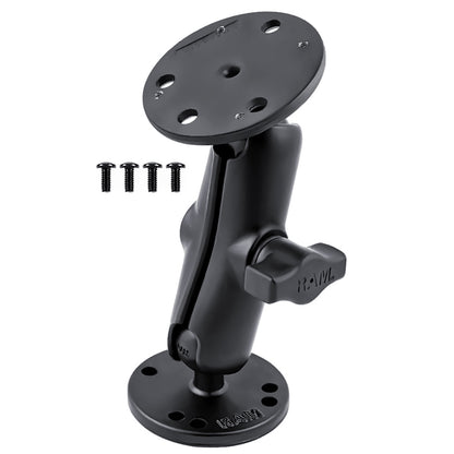 RAM Mount 1 Ball Light Use Flat Surface Mount fRaymarine Dragonfly RAMB101RYM1