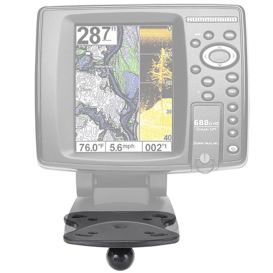 RAM Mount 1 Ball Marine Electronic Base fHumminbird  Lowrance RAMB107BU
