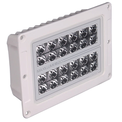 Lumitec Maxillume h120  Flush Mount Flood Light  White Housing  White Dimming 101348
