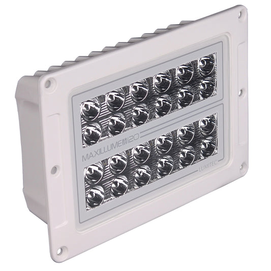 Lumitec Maxillume h120  Flush Mount Flood Light  White Housing  White Dimming 101348