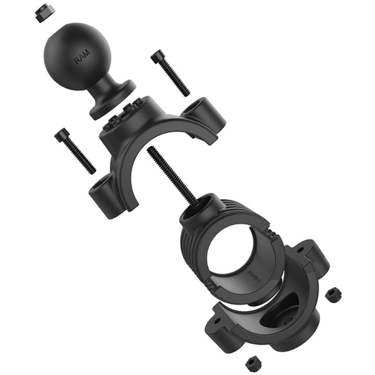RAM Mount Torque 112 2 Diameter Rail Base with 15 PinLock Ball RAM351415152U