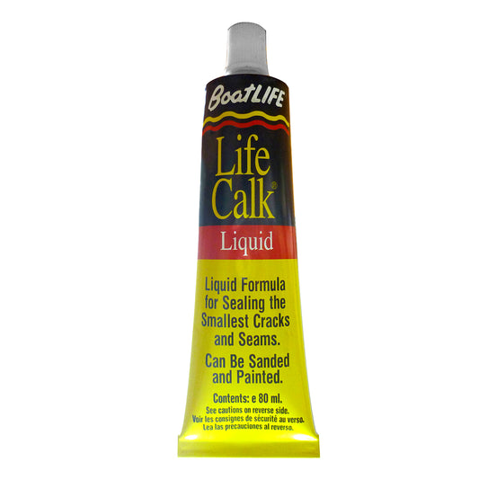 BoatLIFE Liquid LifeCalk Sealant Tube  28 FL Oz  Black 1055