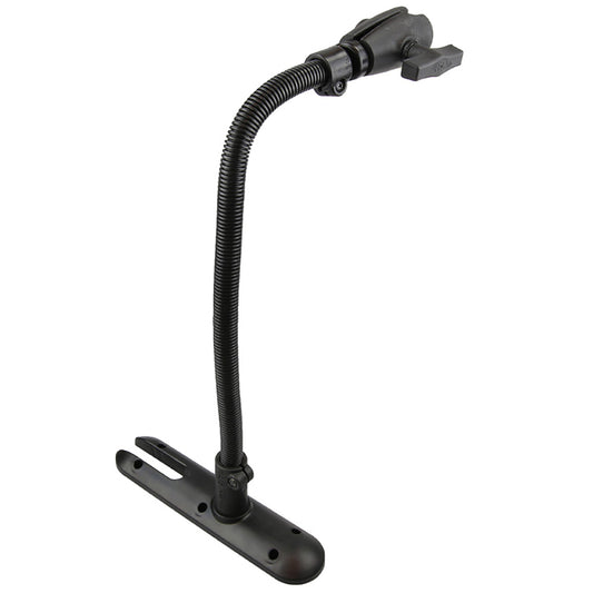 RAM Mount Transducer Mount w18 Rigid Aluminum Rod fLowrance TotalScan RAM31618TRA4UNB
