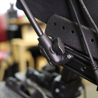 RAM Mount XGrip Phone Mount fWheelchair Seat Tracks RAMB238WCT9UN7
