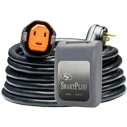 SmartPlug RV Kit 30 AMP Dual Configuration Cordset  Grey Inlet Combo  30 R30303BM30PG