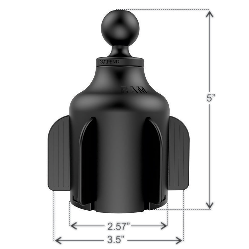 RAM Mount RAM XGrip f78 Tablets wRAM Stubby Cup Holder Base RAPB2994UN8U