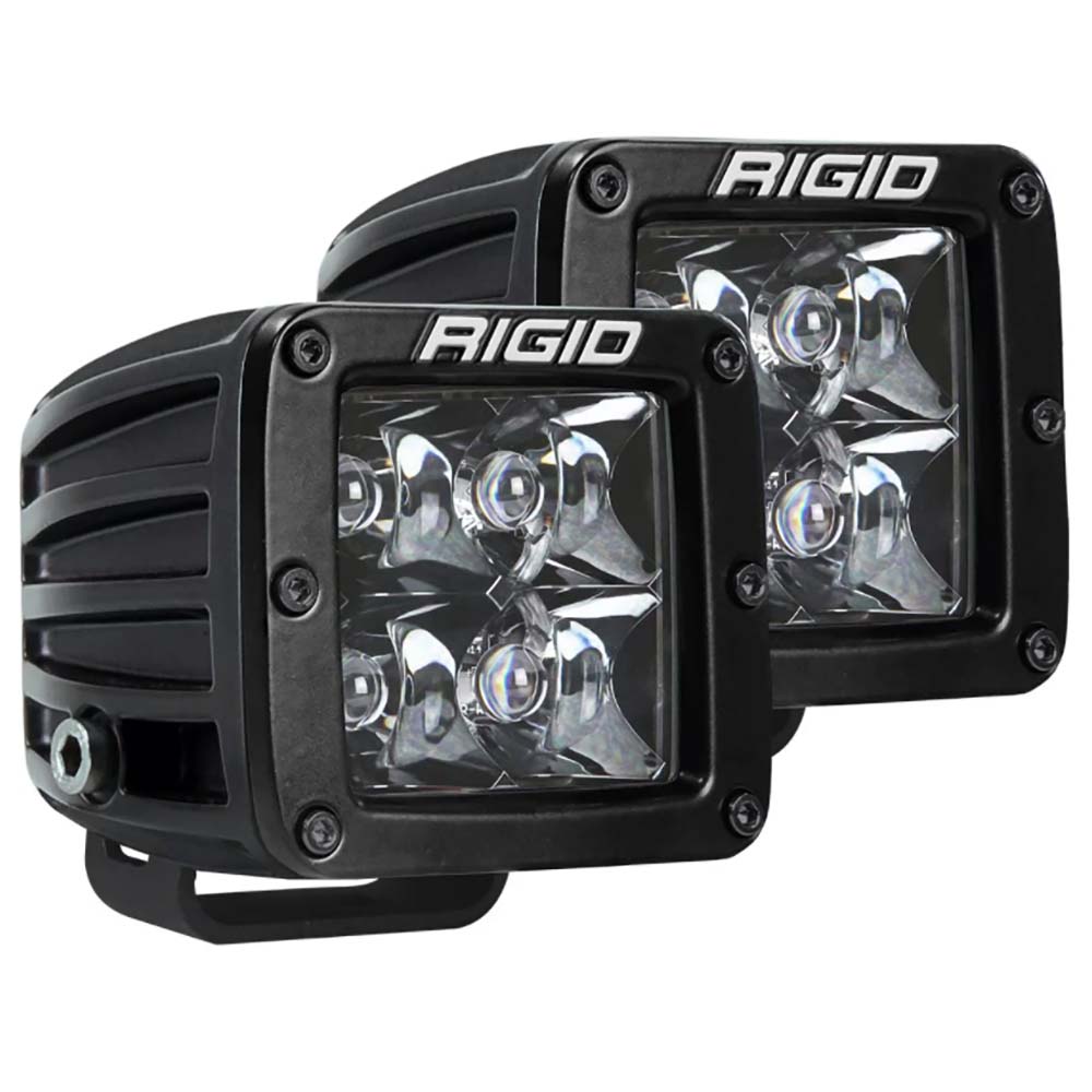 RIGID Industries DSeries Pro Dually Spot Surface Mount Pair  Midnight Edition 202213BLK