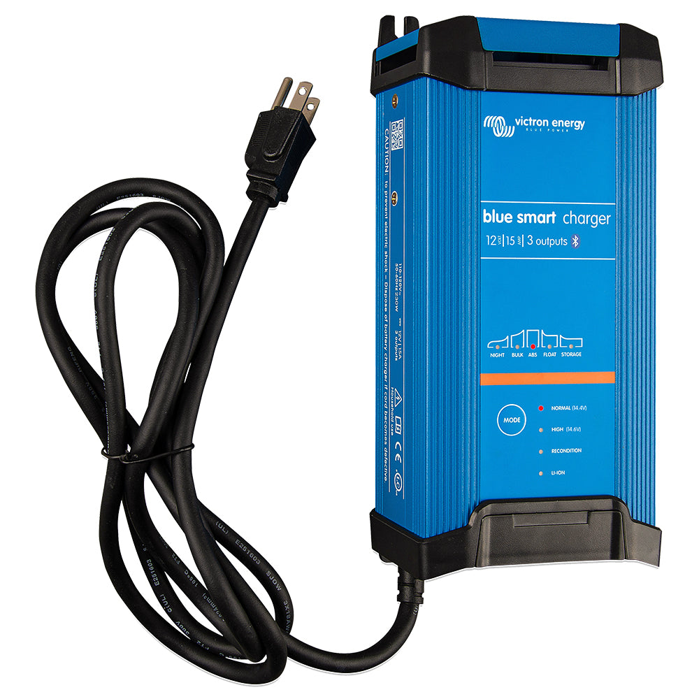 Victron Blue Smart IP22 12VDC 15A 3 Bank 120V Charger  Dry Mount BPC121546102