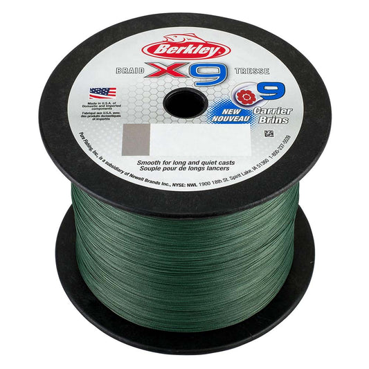 Berkley x9 Braid LowVis Green  20lb  2188 yds  X9BBK2022 1486838