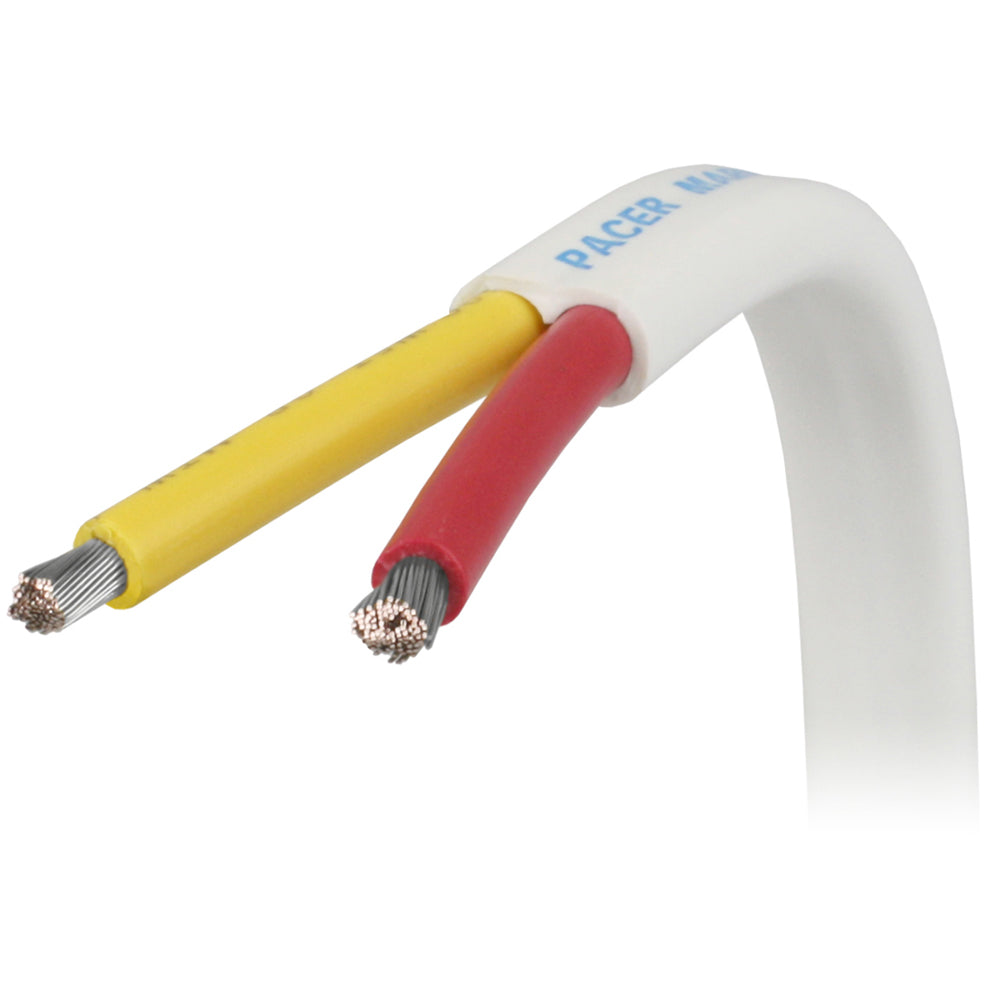 Pacer 162 AWG Safety Duplex Cable  RedYellow  Sold By The Foot W162RYWFT
